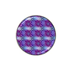 Snow White Blue Purple Tulip Hat Clip Ball Marker (4 Pack) by Pakemis