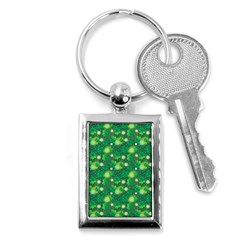 Leaf Clover Star Glitter Seamless Key Chain (rectangle) by Pakemis