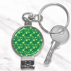 Leaf Clover Star Glitter Seamless Nail Clippers Key Chain by Pakemis