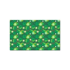 Leaf Clover Star Glitter Seamless Sticker Rectangular (100 Pack) by Pakemis