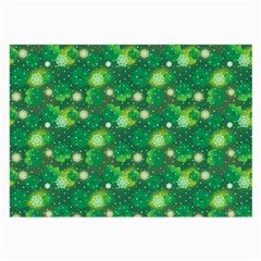 Leaf Clover Star Glitter Seamless Large Glasses Cloth (2 Sides) by Pakemis