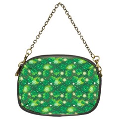 Leaf Clover Star Glitter Seamless Chain Purse (two Sides) by Pakemis