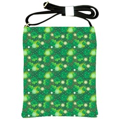 Leaf Clover Star Glitter Seamless Shoulder Sling Bag by Pakemis