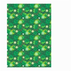 Leaf Clover Star Glitter Seamless Small Garden Flag (two Sides) by Pakemis