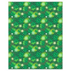 Leaf Clover Star Glitter Seamless Drawstring Bag (small) by Pakemis