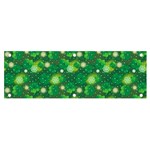 Leaf Clover Star Glitter Seamless Banner and Sign 6  x 2  Front