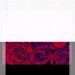 Roses Red Purple Flowers Pretty Rectangular Jigsaw Puzzl by Ravend