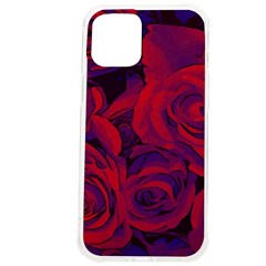 Roses Red Purple Flowers Pretty Iphone 12 Pro Max Tpu Uv Print Case by Ravend