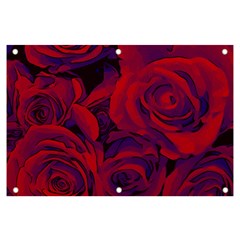 Roses Red Purple Flowers Pretty Banner And Sign 6  X 4  by Ravend