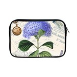 Blue Hydrangea Flower Painting Vintage Shabby Chic Dragonflies Apple iPad Mini Zipper Cases Front