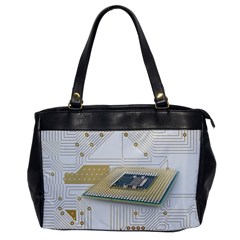 Technics Design Element Set Pattern Graphic Symbol Oversize Office Handbag by danenraven