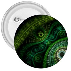 Abstract Pattern Design Art Fabric Decoration 3  Buttons by danenraven