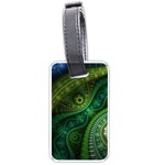 Abstract Pattern Design Art Fabric Decoration Luggage Tag (one side) Front