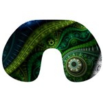 Abstract Pattern Design Art Fabric Decoration Travel Neck Pillow Front