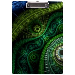 Abstract Pattern Design Art Fabric Decoration A4 Acrylic Clipboard by danenraven