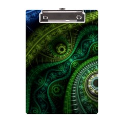 Abstract Pattern Design Art Fabric Decoration A5 Acrylic Clipboard by danenraven