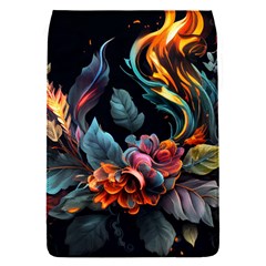 Flowers Flame Abstract Floral Removable Flap Cover (s) by Ravend