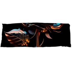 Gold Flower Rose Metal Rose Body Pillow Case (dakimakura) by Ravend