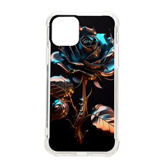 Gold Flower Rose Metal Rose Iphone 11 Pro 5 8 Inch Tpu Uv Print Case