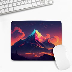 Mountain Sky Color Colorful Night Small Mousepad by Ravend