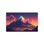 Mountain Sky Color Colorful Night Sticker Rectangular (10 pack) Front