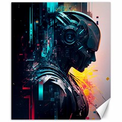 Who Sample Robot Prettyblood Canvas 20  X 24  by Ravend