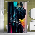 Who Sample Robot Prettyblood Shower Curtain 48  x 72  (Small)  Curtain(48  X 72 ) - 42.18 x64.8  Curtain(48  X 72 )