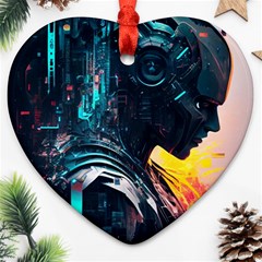 Who Sample Robot Prettyblood Heart Ornament (two Sides) by Ravend