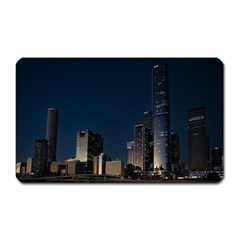 Skyline Brisbane Sunset Downtown Magnet (rectangular) by Ravend