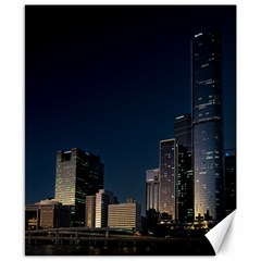 Skyline Brisbane Sunset Downtown Canvas 8  X 10  by Ravend