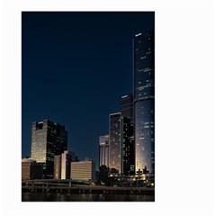 Skyline Brisbane Sunset Downtown Large Garden Flag (two Sides) by Ravend