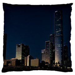 Skyline Brisbane Sunset Downtown Standard Premium Plush Fleece Cushion Case (two Sides) by Ravend