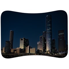 Skyline Brisbane Sunset Downtown Velour Seat Head Rest Cushion by Ravend