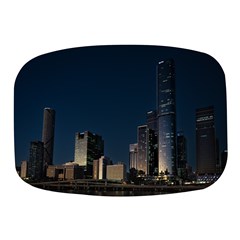 Skyline Brisbane Sunset Downtown Mini Square Pill Box by Ravend