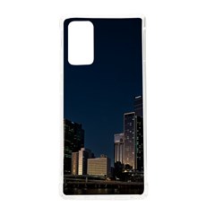 Skyline Brisbane Sunset Downtown Samsung Galaxy Note 20 Tpu Uv Case by Ravend