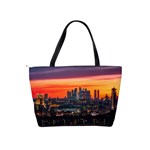 Downtown Skyline Sunset Buildings Classic Shoulder Handbag Back