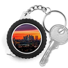 Downtown Skyline Sunset Buildings Measuring Tape by Ravend