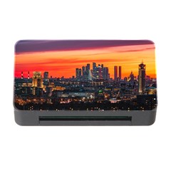 Downtown Skyline Sunset Buildings Memory Card Reader With Cf by Ravend