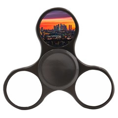 Downtown Skyline Sunset Buildings Finger Spinner by Ravend