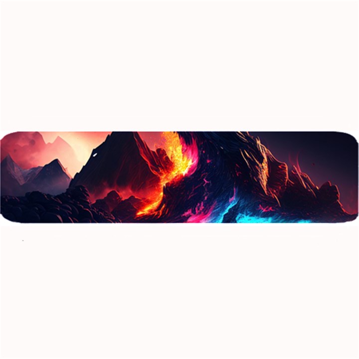 Mountain Color Colorful Love Art Large Bar Mat