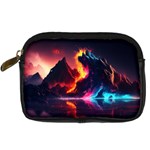 Mountain Color Colorful Love Art Digital Camera Leather Case Front