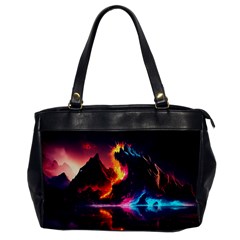 Mountain Color Colorful Love Art Oversize Office Handbag by Ravend