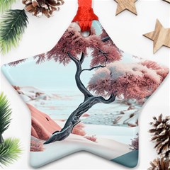 Color Snow Mountain Pretty Ornament (star) by Ravend