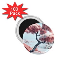 Color Snow Mountain Pretty 1 75  Magnets (100 Pack)  by Ravend