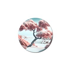 Color Snow Mountain Pretty Golf Ball Marker (10 Pack) by Ravend