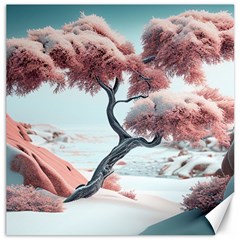 Color Snow Mountain Pretty Canvas 12  X 12  by Ravend