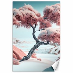 Color Snow Mountain Pretty Canvas 20  X 30  by Ravend