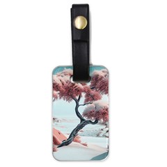 Color Snow Mountain Pretty Luggage Tag (one Side) by Ravend