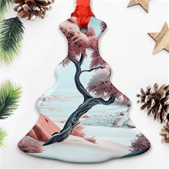 Color Snow Mountain Pretty Christmas Tree Ornament (two Sides) by Ravend