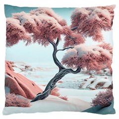 Color Snow Mountain Pretty Large Cushion Case (one Side) by Ravend